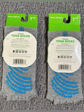 Gaiam Toeless Yoga Socks